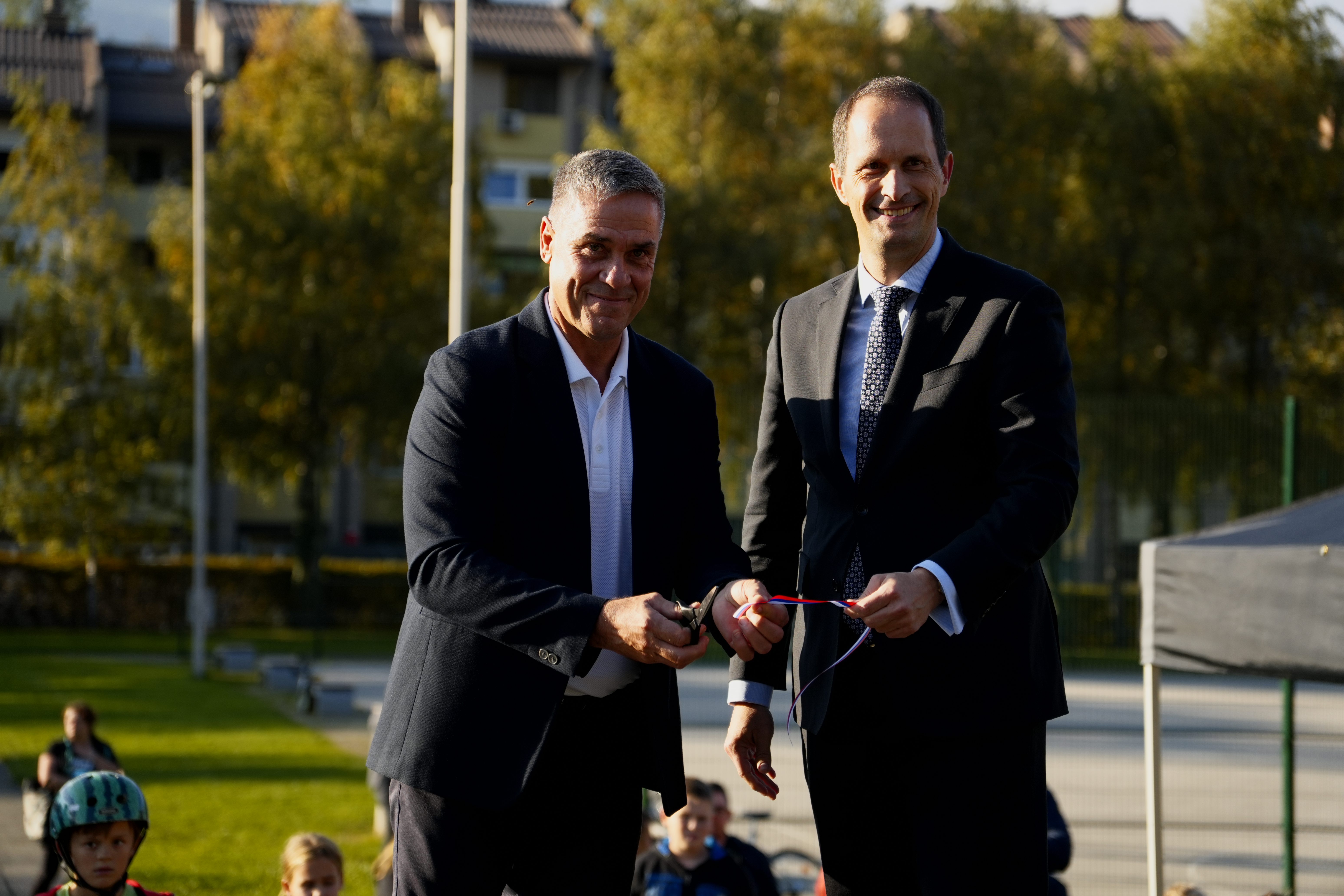 VIDEO in FOTO: V Vuzenici slovesno otvorili nov pumptrack