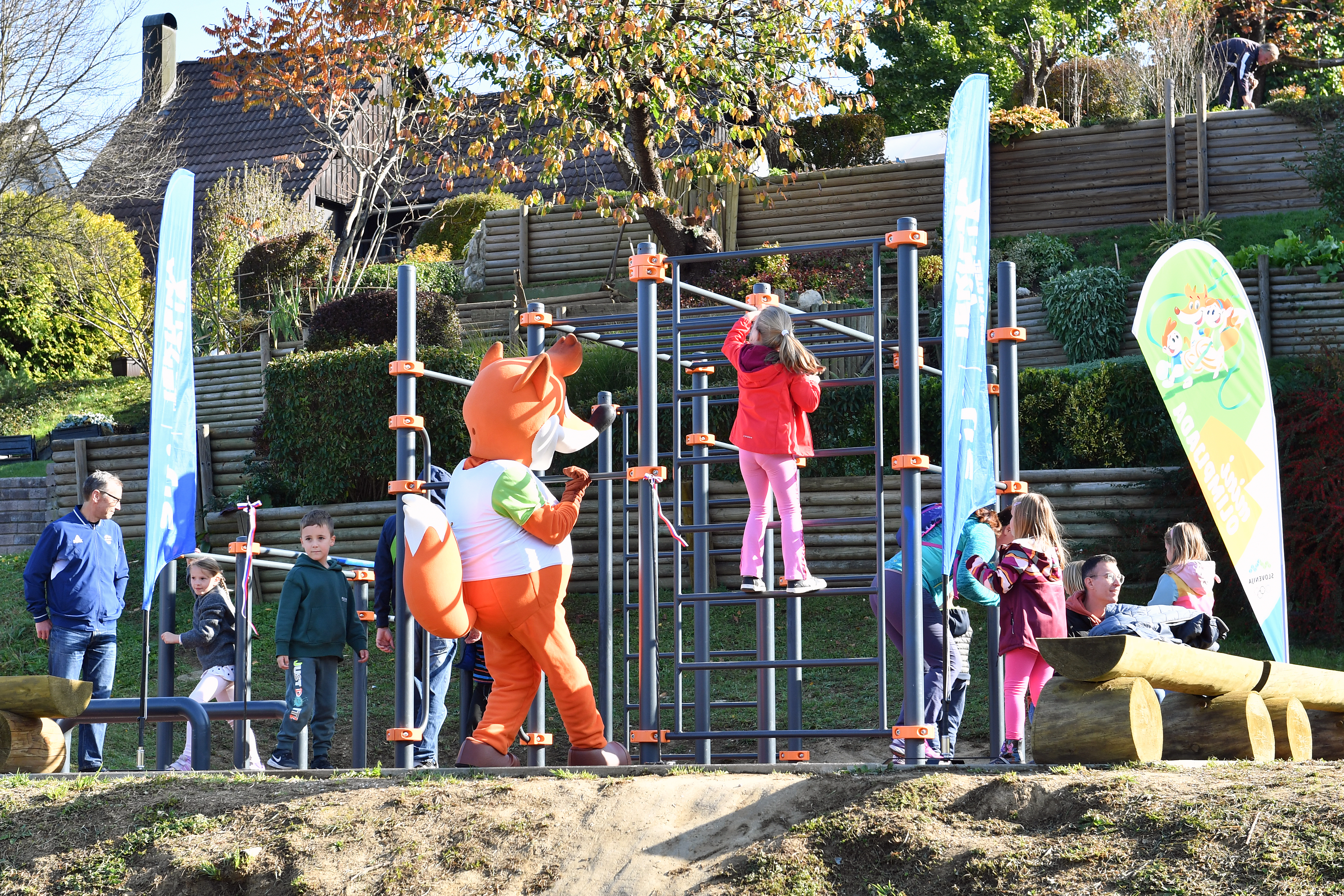 V Kotljah slovesno odprli jekleni poligon za vadbo na prostem