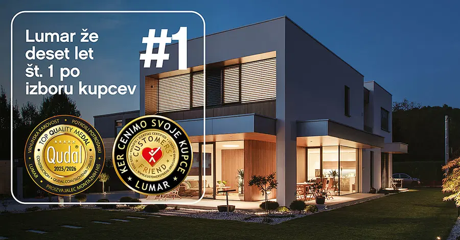 Lumar je prvi slovenski proizvajalec montažnih hiš s certifikatom Customers’ Friend - Mednarodna potrditev vrhunske uporabniške izkušnje in celovite podpore strankam