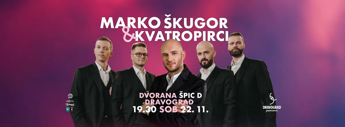 To jesen bodo v Dravogradu srca ogreli Marko Škugor in Kvatropirci