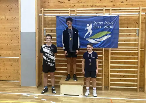 Prvi turnir U-15 v Slovenj Gradcu v badmintonu uspešen za ekipo BK Karizma