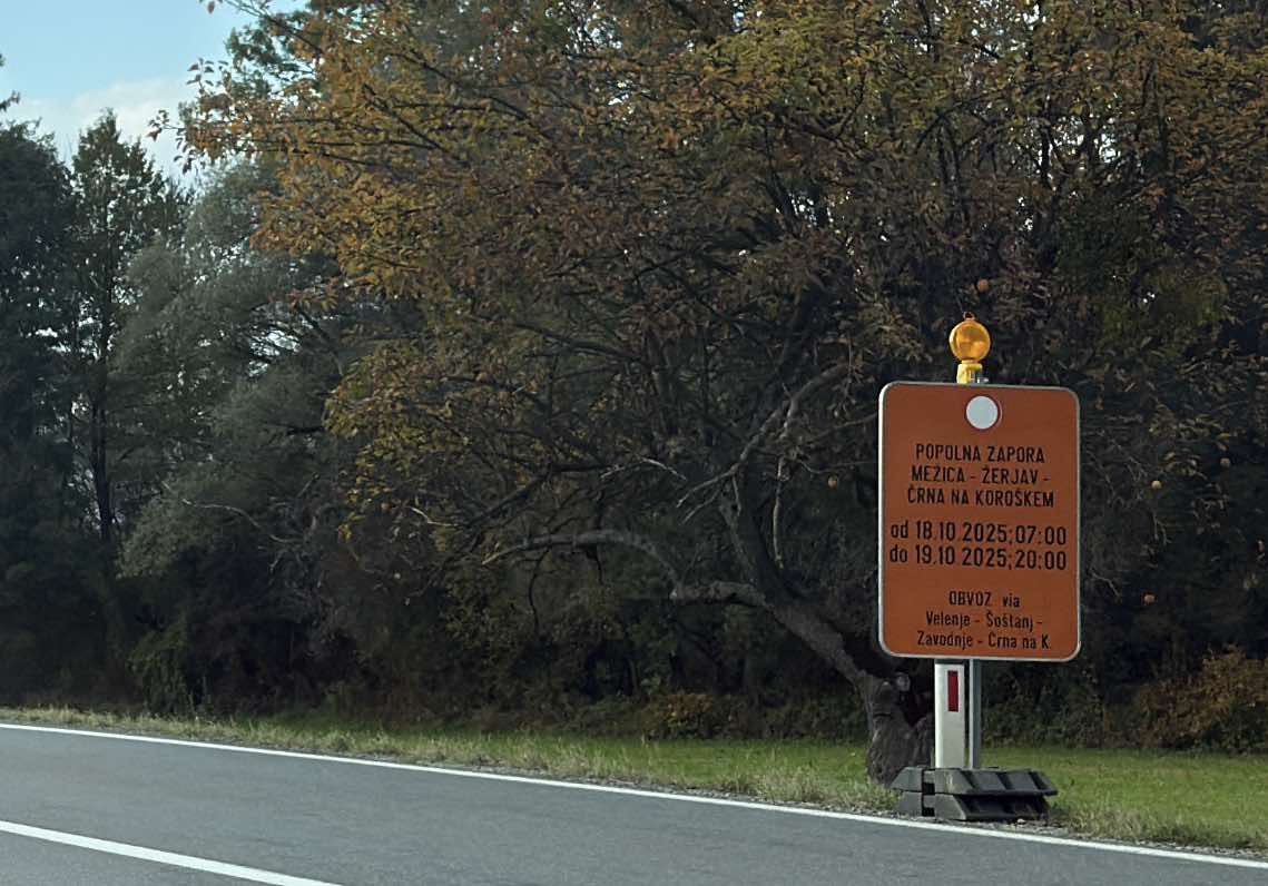 Čez vikend popolna zapora državne ceste Mežica – Črna na Koroškem