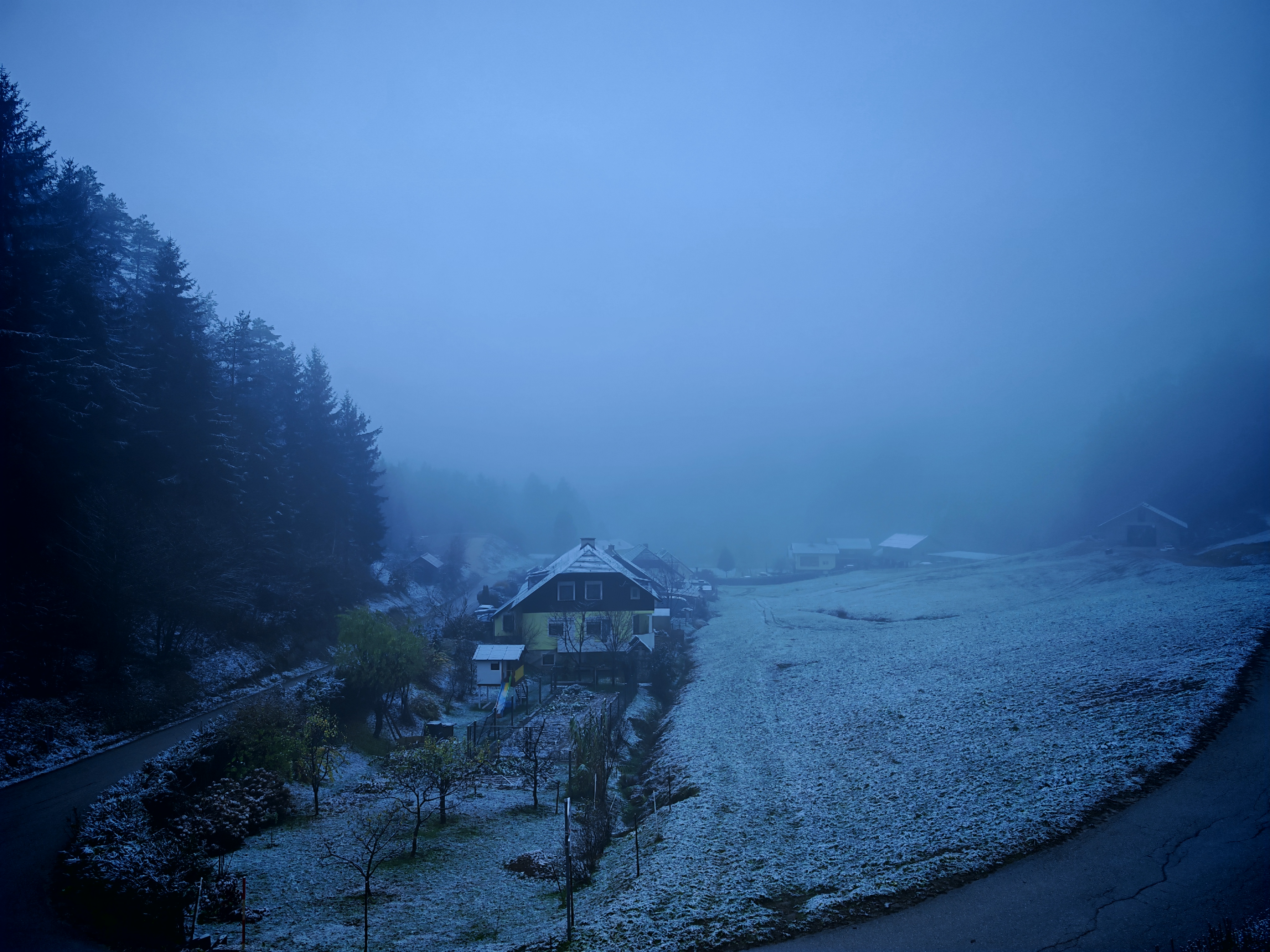 Koroško je včeraj zajela prva snežna pošiljka