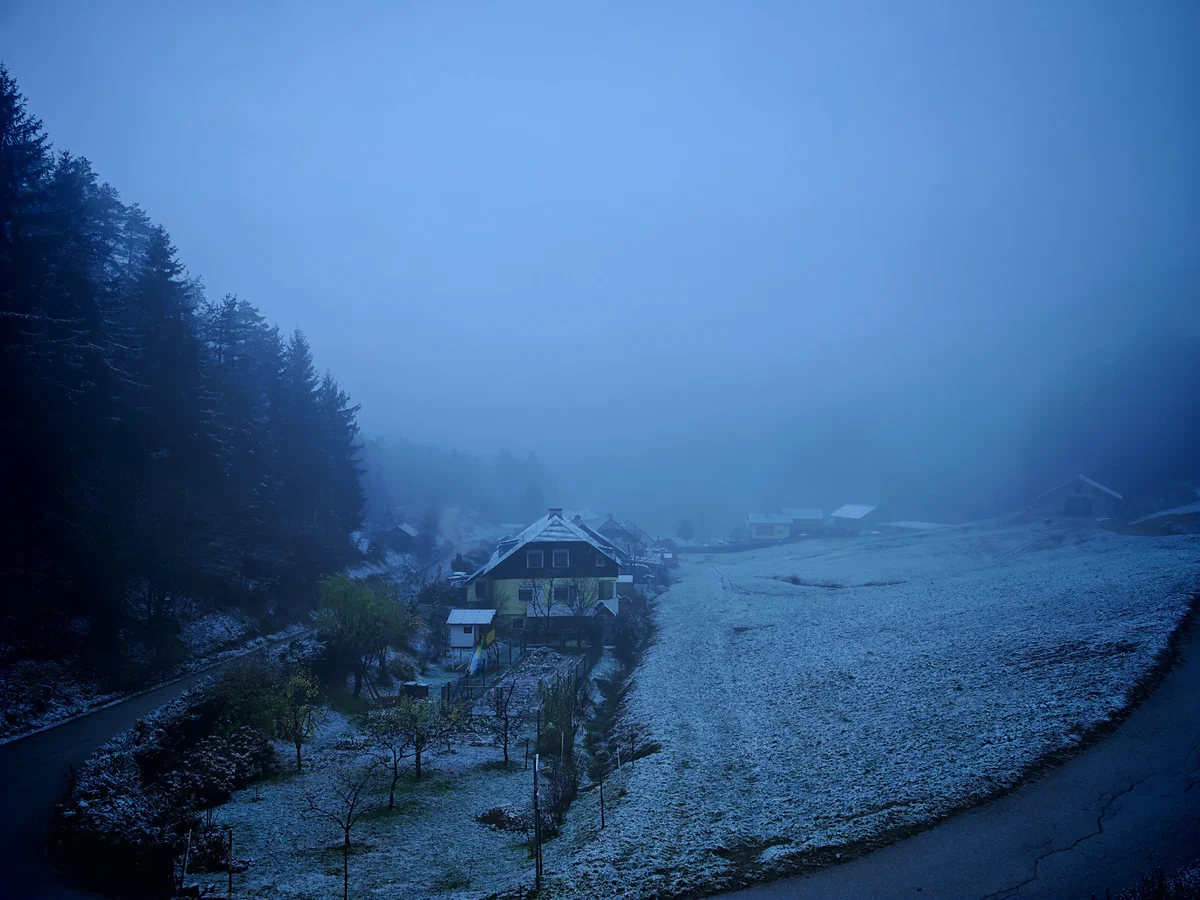 Koroško je včeraj zajela prva snežna pošiljka