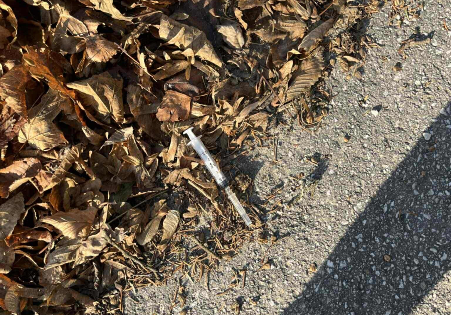 Sprehajalec našel odvrženo iglo na poti proti Rahtelu, previdnost ne bo odveč