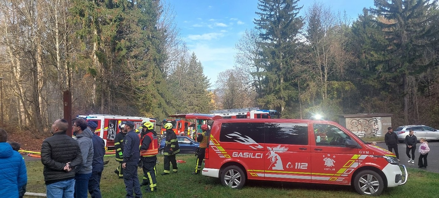 FOTO: Danes je potekala gasilska vaja GZ Mežiške doline