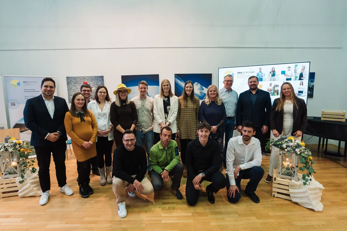 FOTO: PONI RRA Koroška v Mežici predstavil podjetniške zgodbe 5. skupine ter odprl temo odločnosti v podjetništvu