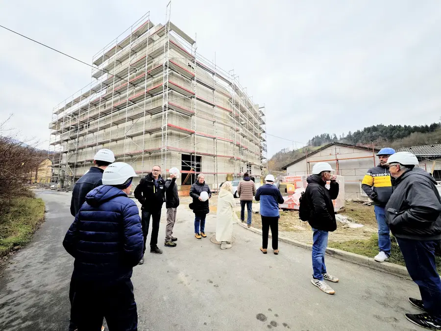 (FOTO) Rožen: Gradnja poteka po načrtih, kulturni center bo predvidoma končan septembra naslednje leto