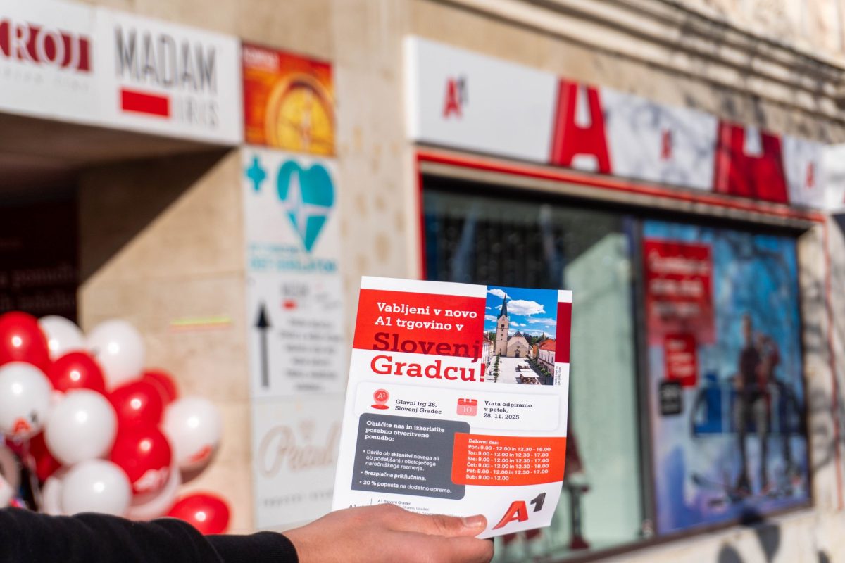 Otvoritev nove poslovalnice A1 v Slovenj Gradcu