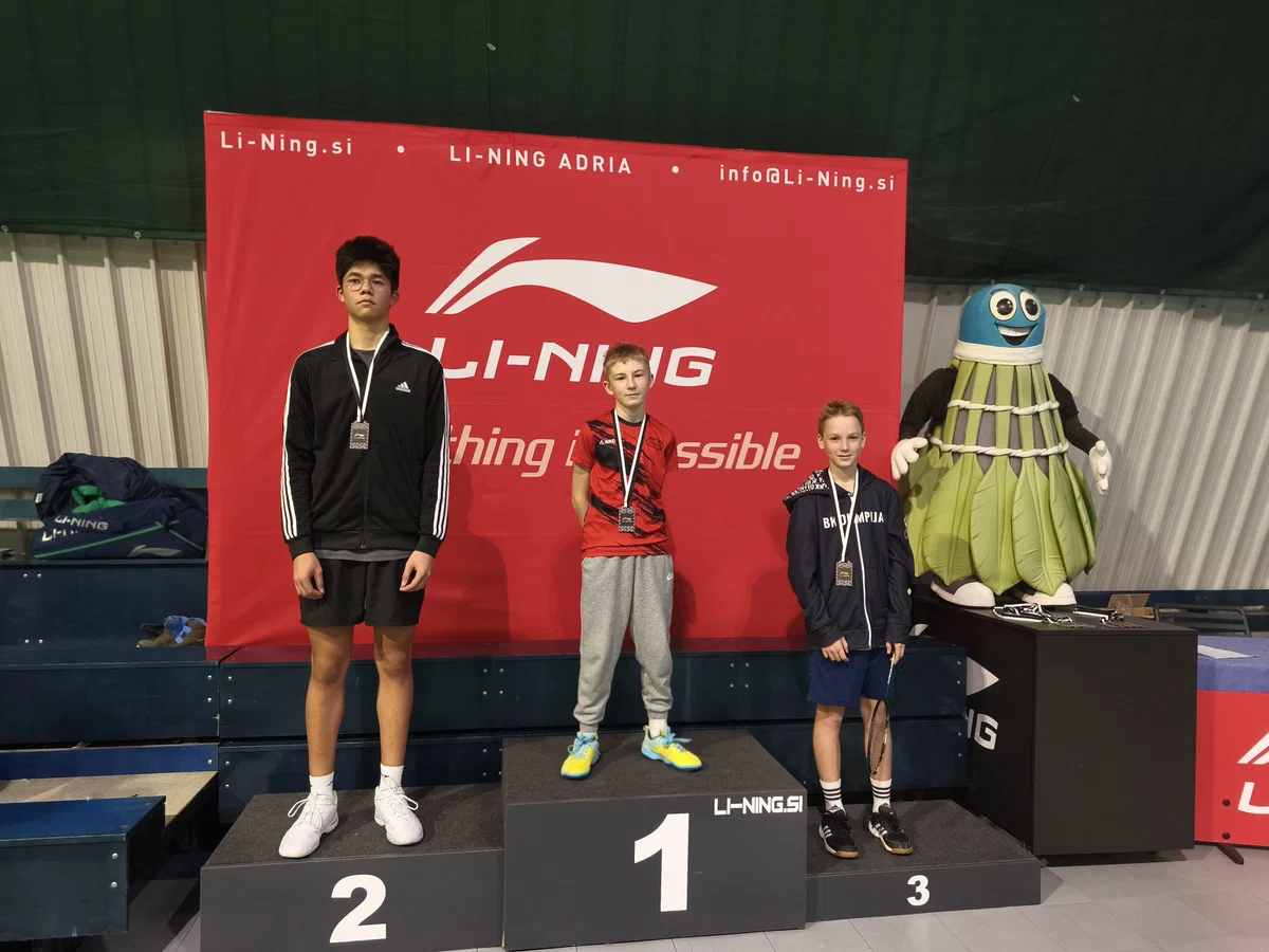 Brata Pušnik pokorila konkurenco na novoletnem turnirju mladinske Li-Ning lige