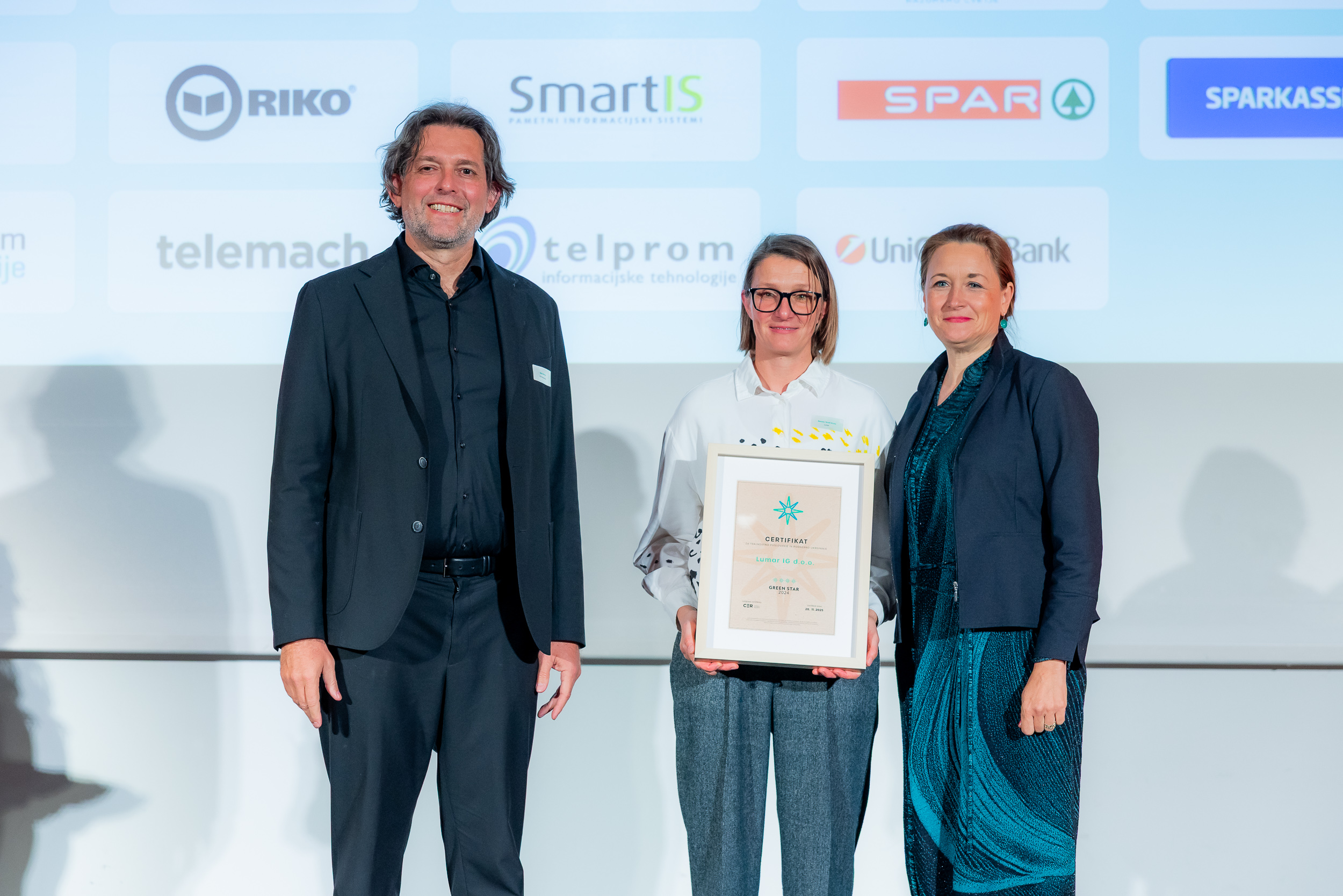 Lumar že četrtič zapored prejel certifikat Green Star – trajnost ostaja strateško jedro podjetja