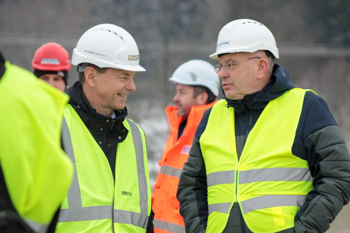 slovestnost ob začetku del na sklopu G - Podgorje na hitri cesti na Koroško