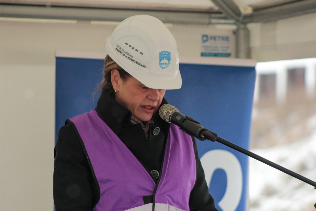 slovestnost ob začetku del na sklopu G - Podgorje na hitri cesti na Koroško