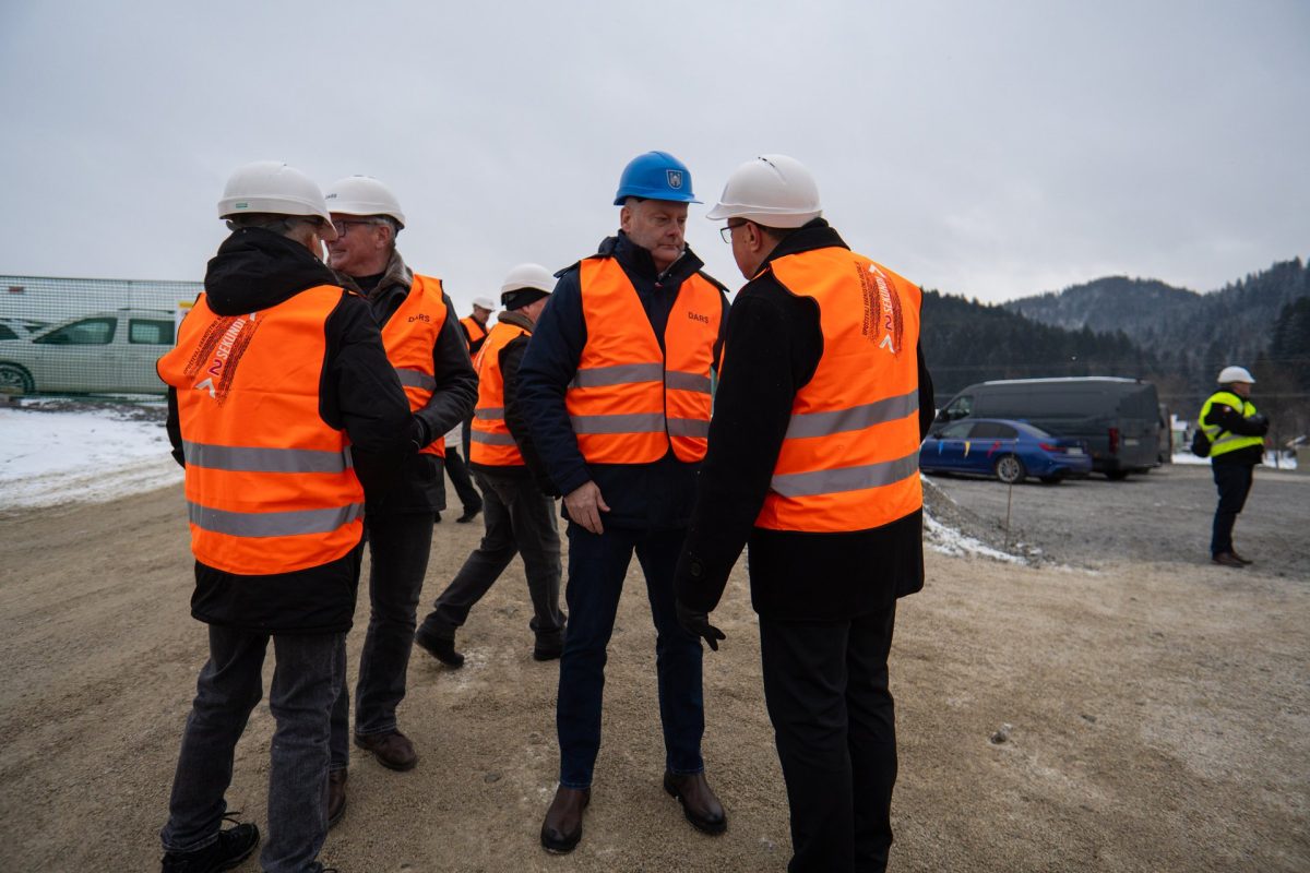 slovestnost ob začetku del na sklopu G - Podgorje na hitri cesti na Koroško