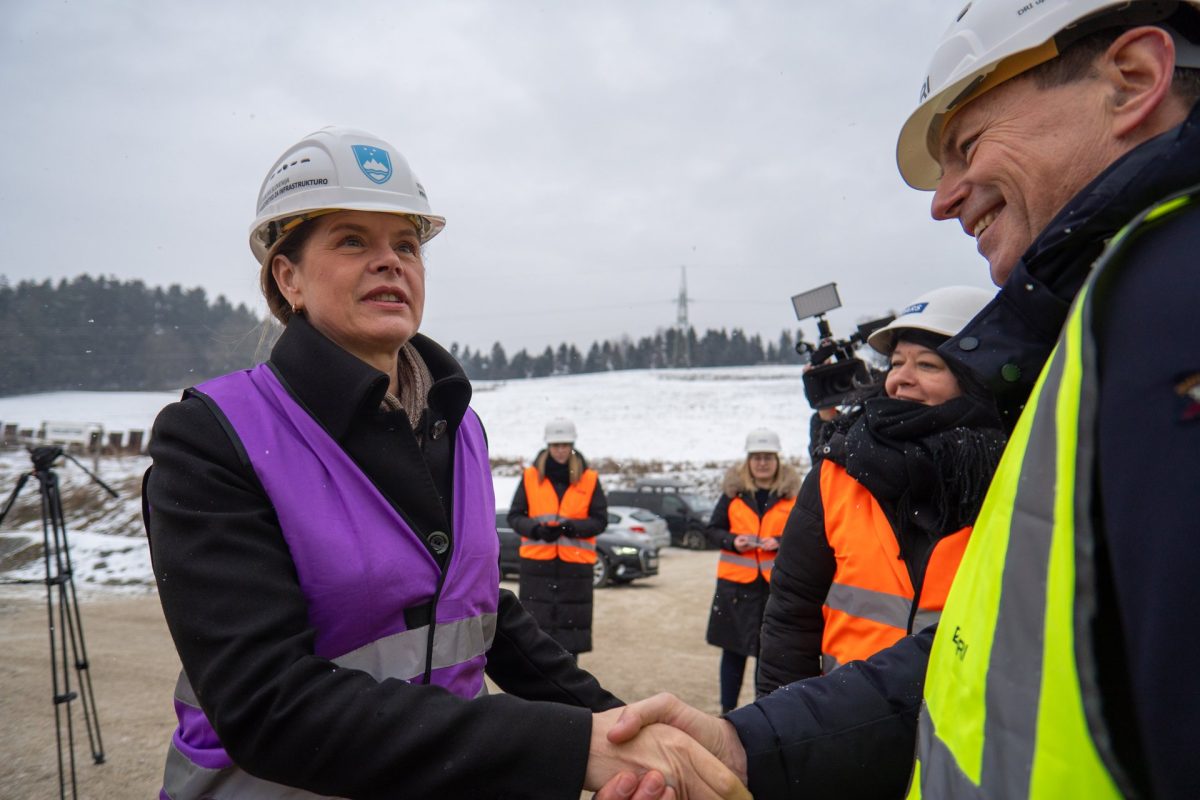 slovestnost ob začetku del na sklopu G - Podgorje na hitri cesti na Koroško