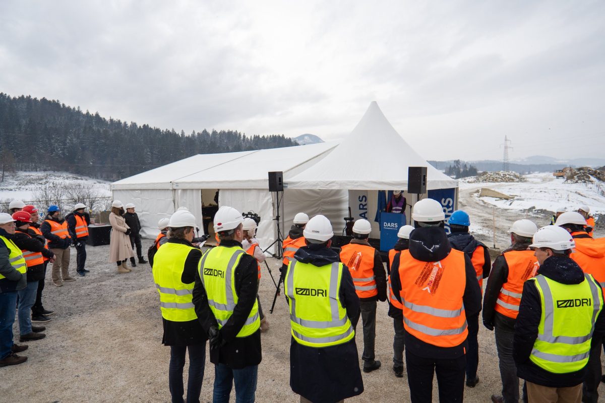 slovestnost ob začetku del na sklopu G - Podgorje na hitri cesti na Koroško